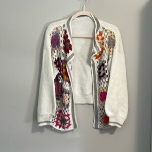 Cute Crochet Patchwork Cardigan